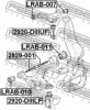 FEBEST LRAB-007 Control Arm-/Trailing Arm Bush